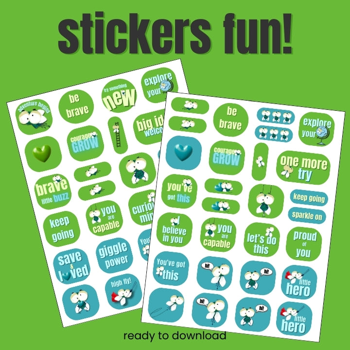 Mouche the Fly – Digital Sticker Pack