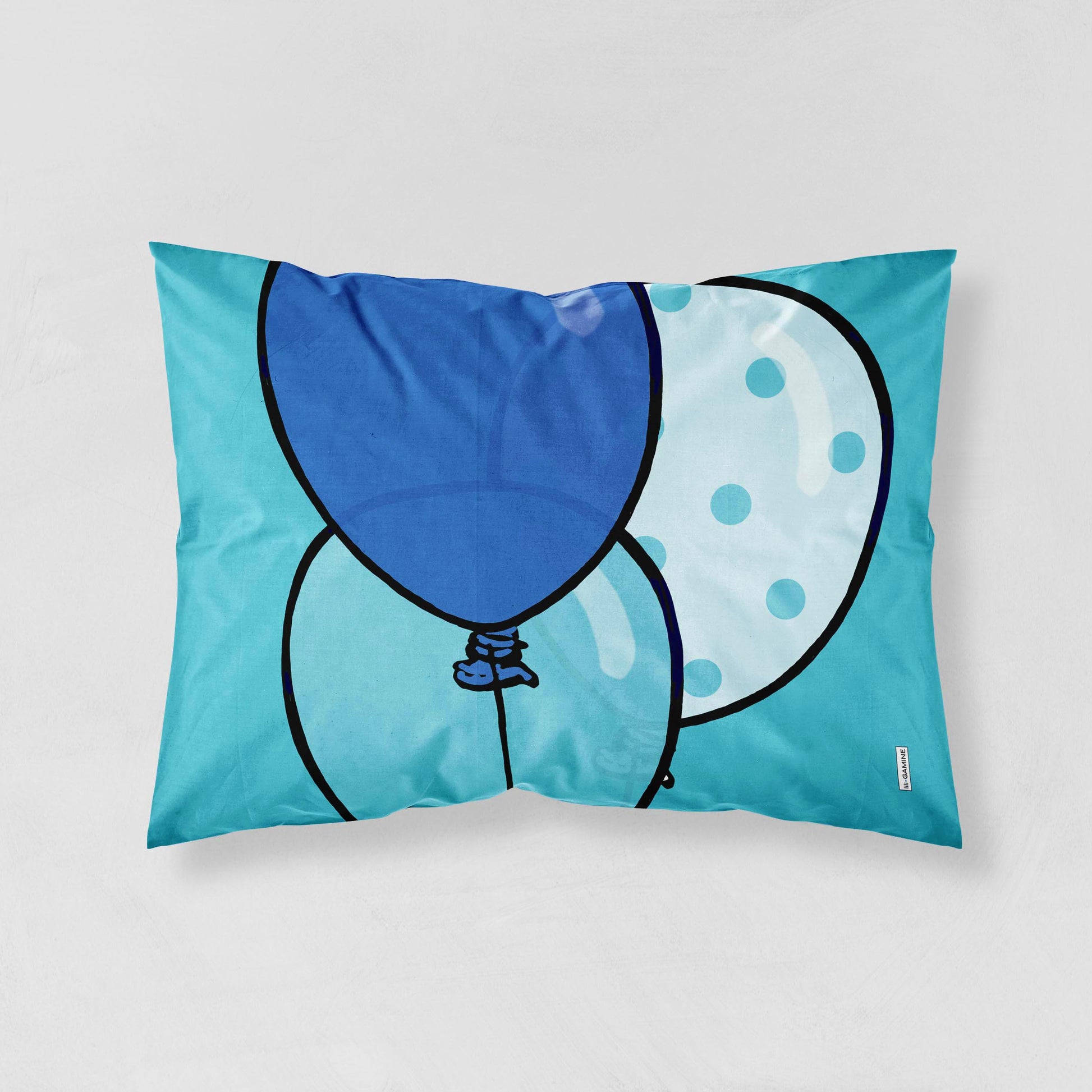 Fun Balloon Pillow Cover by Lili Gamine