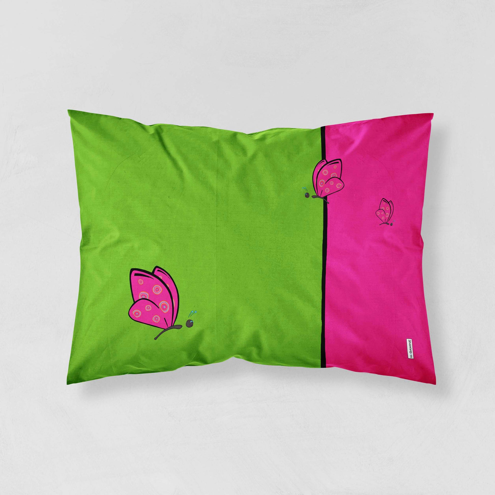 Butterfly Pillow Case by Lili Gamine
